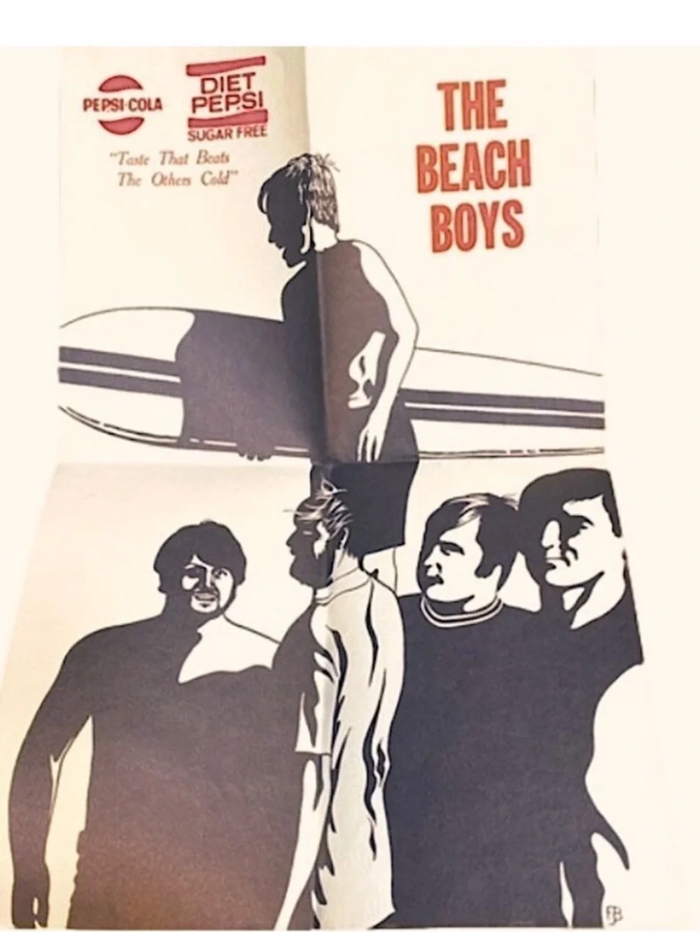 The Beach Boys 1969 Poster Original Collectible #thebeachboys #manhattancollege